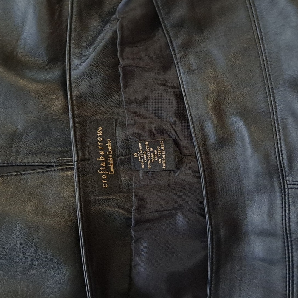 Croft & Barrow Lambskin Mini Skirt